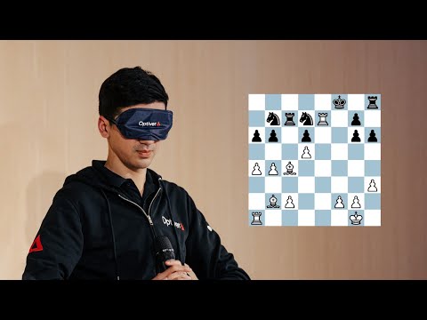 Anish Giri's blindfolded chess challenge with Optiver