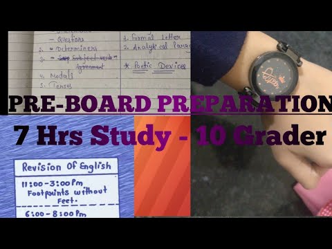 English Pre-board Preparation || 10th Grader