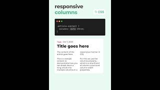 🔥 Make Your Website Responsive in Seconds | CSS Grid & Flexbox Columns Tutorial 💻 #Shorts