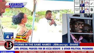 H.E. Bobi Wine’s Powerful Speech at Besigye’s Home During Prayers for Political Prisoners