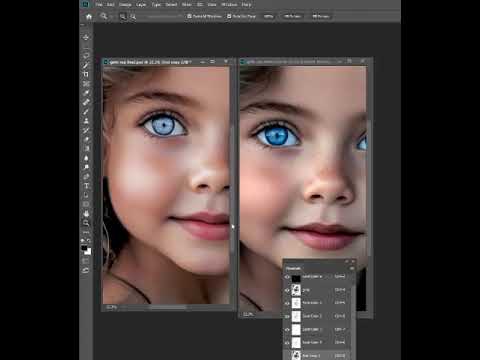 girl separation  5 colors simulated