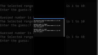 I code a number guessing game in C Language. #shorts #shortsfeed #numberguessinggame #coding
