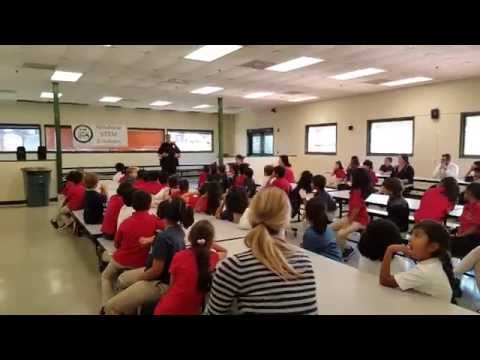 Police Officer from Alpharetta Police Department visited Sunshine STEM Academy