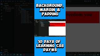 BACKGROUND, MARGIN AND PADDING 😮 #cssstyling