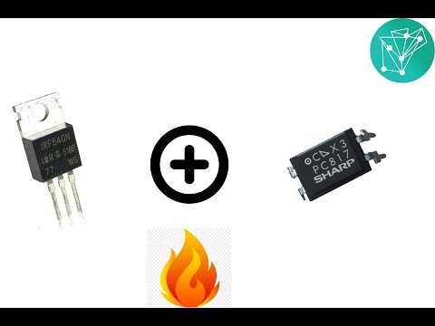MOSFET Gate driver circuit using optocoupler!