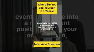 Where Do You See Yourself In 5 Years | Most Asked HR Interview Question #shorts #trending #interview