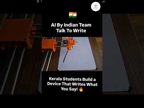 Kerala Teens Create Speech-to-Paper AI Machine