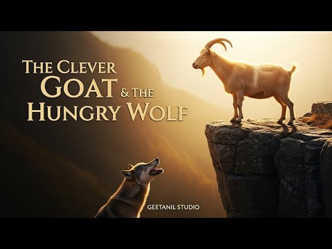 बकरी और भेड़िया की कहानी | Moral Story for Kids | “चतुर बकरी और भूखा भेड़िया | 