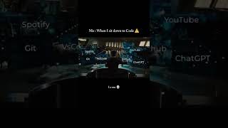 when I start coding my feeling#coding #webdesign #music #codingday #codingpractices #codingtime