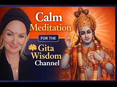 Focus on Breath for Calm Meditation | Bhagavad Gita Wisdom for Inner Peace & Dharma 🕉️