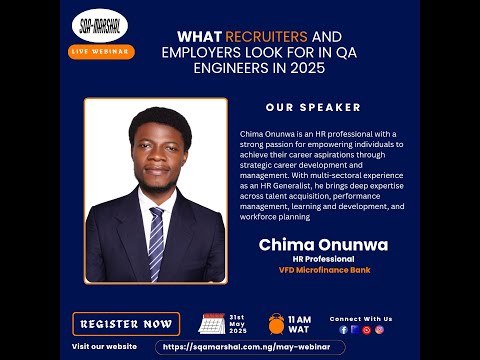 Session 3: The Future-proof Strategies to Build a Thriving Professional QA Career From an HR's View