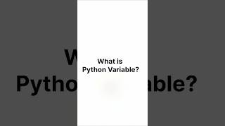 Python Variable | Learn Python Simply