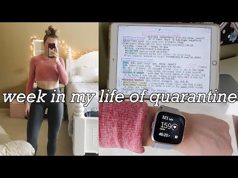 ONLINE COLLEGE // Adjusting to online school + an at-home leg workout!