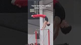 I had a PERFECT comp till this moment 🤣 #fails #gymnastics #gymnast #gymnasticskids