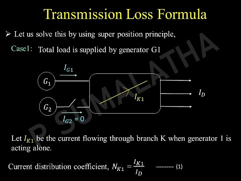 Transmission loss (B- Coefficients) Derivation
