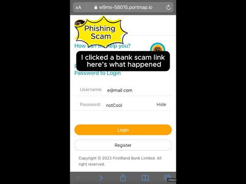 How Scammers I Mzansi tick users into sharing their banking credentials