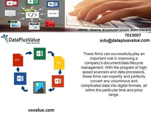 Outsource Data Conversion - Improve Income For Business
