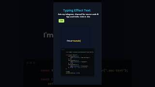 Typing effect text using #css #webdevelopment #python #html #webdesign #learning #software