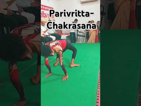 Parivritta-Chakrasana #yogaasana#yogapostures#flexibility#artistic #ytshorts #kheloindia#asiangames