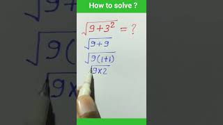 Under Root Math #maths #shorts