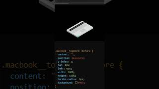 "MacBook Animation in HTML & CSS | SmartCodeSchool" #coding #htmlcss #html #cssanimation
