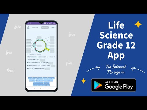 Life Science Grade 12 App | No internet required | No sign in