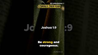 Daily Encouragement- Courage Over Fear. Joshua 1:9. 🙏🏻❤️🙌 #coffeeandbibletime #godsword