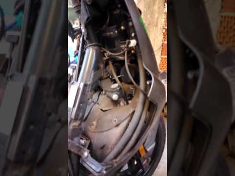 How to clean from Inside Aprilia Sr 50 LC Injection Radiator