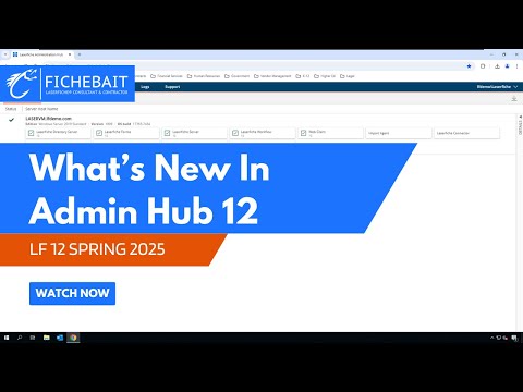 🛠️ Laserfiche Administration Hub 12 – Spring 2025 Release | New Features Walkthrough 🌸