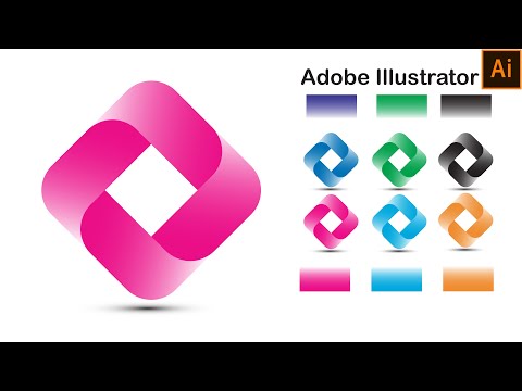 Adobe Illustrator Tutorials ||  How To Make Logo || Rectangle Logo