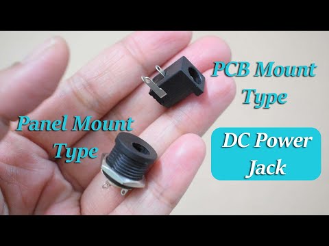 DC Power Supply Jack | DC Socket | PCB & Cabinet Mounting Type