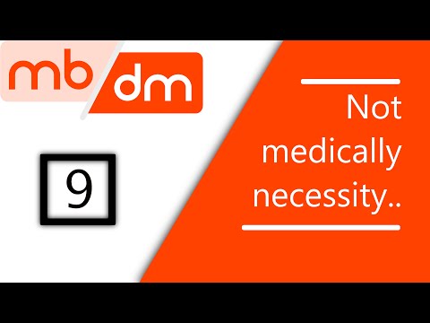 not medically necessity - denial management in [medical billing]