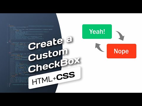 Custom CheckBox | Using HTML and CSS only #coding