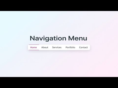 How I Made This Cool Navbar With Just CSS!