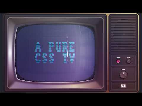 A retro CRT built with modern CSS