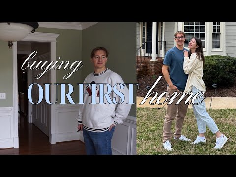 WE BOUGHT A HOUSE! empty home tour, first-time buyers in north carolina