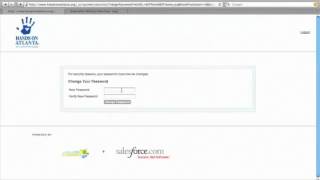 Logging into Hands on Connect and Updating your Organization's Profile