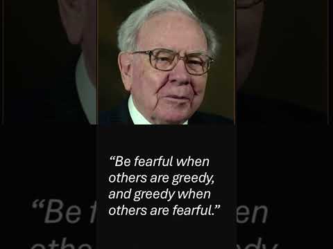 Warren Buffett's take on fear and greed #stockmarket #valueinvesting #marketsentiment