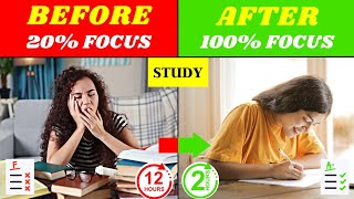 Top study tips | Stay focused during study | 100% result |