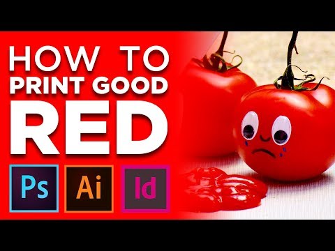 How to Print Good Red Color in CMYK Tutorial | Adobe Illustrator, Photoshop, or InDesign