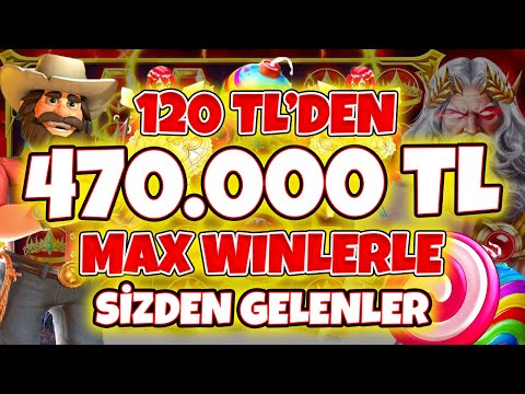 Slot Oyunları 🍀 Sizden Gelenler 🍀 120 TL 'den 470.000 TL Müthiş Kazanç  | Max Winler