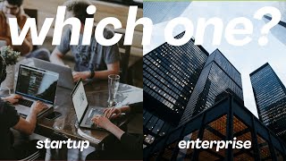 Should You Go Startup or Enterprise as a Veteran in Tech?