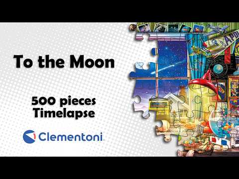 To the Moon (Clementoni 35590) #puzzle #cozy  #timelapse #clementoni