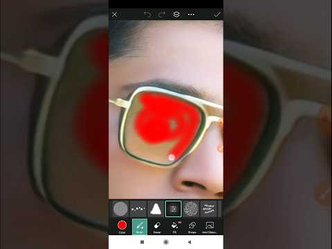 PicsArt sunglass colour changing tutorial #viral #viralediting #viralshort #photoediting #picsart