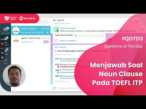 Cara Mudah Jawab Soal Noun Clause pada TOEFL ITP