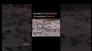 Rules of programming... share with programmer for more videos like share and subscribe 😊😊😊