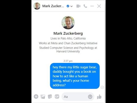 My Christmas Gift to Mark Zuckerberg