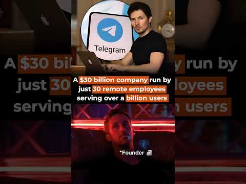 Telegram’s $30 Billion Journey — Built by Just 30 People! 💡 #binarykeedaeducation #technews #ai