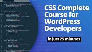 Complete CSS course for WordPress developers | 100% Responsive CSS codes for all devices | Rofi Tech