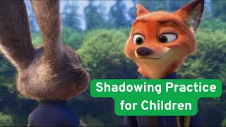 Shadowing Practice With Judy Hopp's Final Monologue in Zootopia |  Kids English Shadowing Practice
